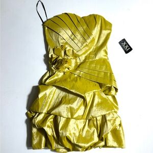 Forever 21 Yellow Mini Dress